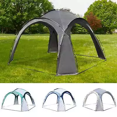 BIRCHTREE Outdoor Garden Dome Gazebo 3.5 X 3.5m Tent Shelter Camping Waterproof • £39.99