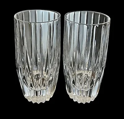 Set Of 2 Vintage Mikasa Crystal Park Lane 5-5/8” Highball Glasses Tumbler EUC • $49.99