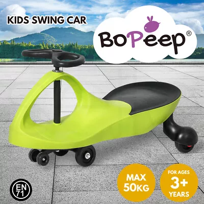 Kids Ride On Swing Car Toys Wigle Twist Swivelg Slider Scooter Children Outdoor • $38.99