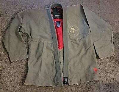 Unisex Storm BJJ Gi Kimono Jacket Size A3 Color Green Submission  • $50