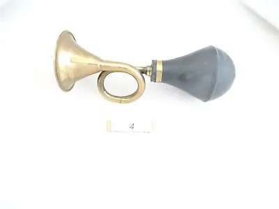 Universal Vintage Motorcycles / Car / Truck Complete Brass Horn With Rubber Bulb • $69.85