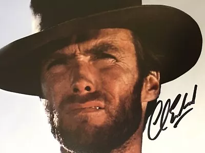 Clint Eastwood / The Man With No Name Hand Signed 10 X 8 Photo • £29.95