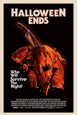 Halloween Ends Movie Poster Luster Finish Michael Myers Jamie Lee Curtis #3 • $11.99