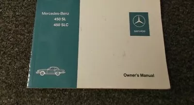 1976 Mercedes Benz 450SL & 450SLC Owner Owner's Operator Manual Set Original • $253.45