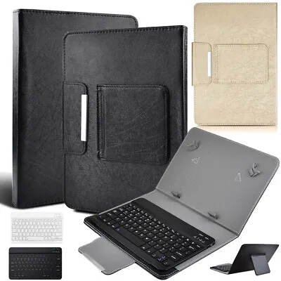 Universal Keyboard For 10  10.1  Inch Android Tablet PC Leather Case Cover Mouse • £20.99