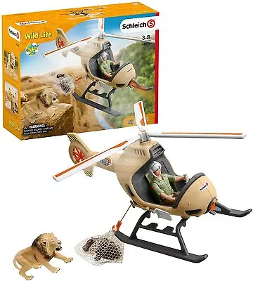 £18.99 • Buy SCHLEICH Wild Life Animal Rescue Helicopter With Toy Figures & Accessories