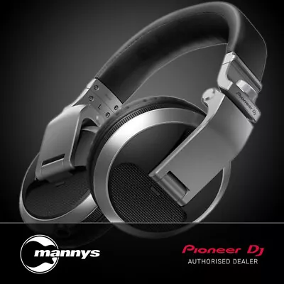 Pioneer HDJX5 Over-Ear DJ Headphones (Silver) • $189