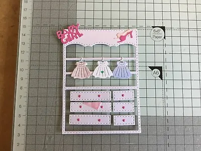 New Baby Wardrobe Card Topper Die Cuts • £3.25