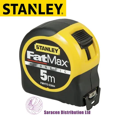 Stanley® Fatmax™ Blade Armour Magnetic Tape Measure 5m X 32 Metric Fmht0-33864 • £18.49