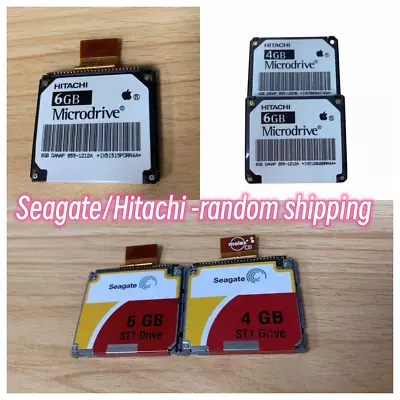 4GB/6GB Hitachi CompactFlash Type II 1  Microdrives LN Formatted & Tested • $45.50