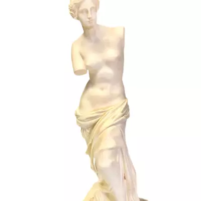 Vintage A. Gionneli Venus De Milo 16  Greek Alabaster Resin Statue From Italy • $40
