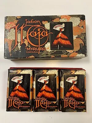 Vintage Maja Jabon By Myrurgia ESPAÑA Soap Set Spain UNOPENED 3 Bars • $29