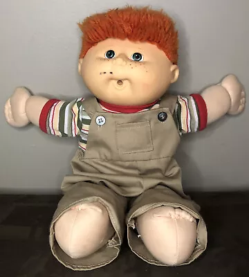 1990 First Edition Cabbage Patch Kids Doll Orange Hair Boy Green Eyes Freckles • $29