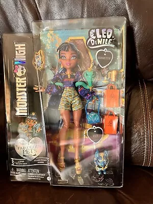 Monster High Faboolous Pets Cleo De Nile Fashion Doll NEW Hissette • $22.50