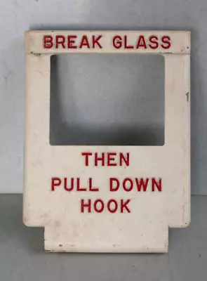 Vintage Unused GAMEWELL FIRE ALARM BOX Break Glass Pull Down Door • $17.36