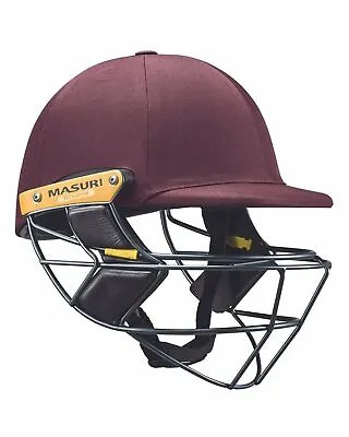 Masuri E Line Titanium Cricket Batting Helmet - Maroon - Senior • $276.85