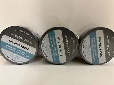 3 Jars Dove Men + Care Molding Hair Paste Medium Hold Low Shine Product (SEALED) • $18.99