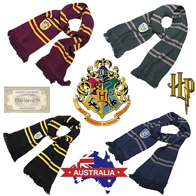 $4.04 • Buy Book Week Costume Harry Potter Gryffindor Slytherin Ravenclaw Scarf Cosplay Part
