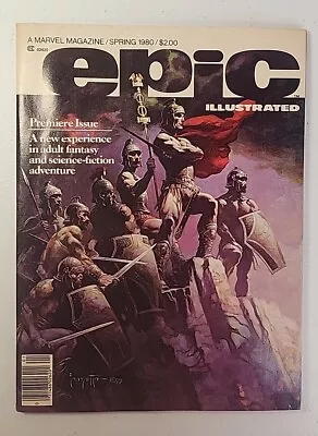 Epic Illustrated #1 Spring 1980 Vol 1 Marvel Premiere Issue Frezetta Stan Lee • $7.99