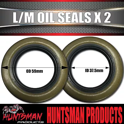 2 X Oil Seal LM (Holden) For Trailer Hub Drum Disc Holden Bearings • $9.40