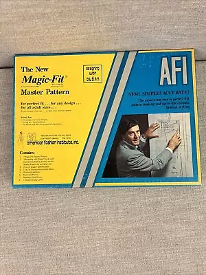 AFI The New Magic Fit Master Pattern 1984 Designing With Dusan Open Box Unused • $15