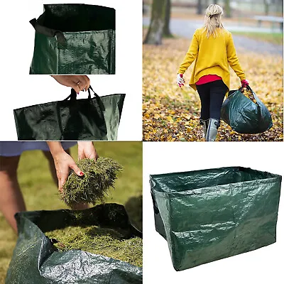 £3.99 • Buy Garden Waste Sacks Bags Heavy Duty Large Refuse With Handles Storage Bags 120L 