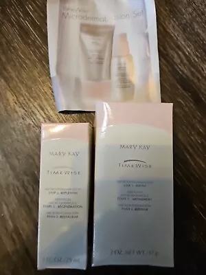 MARY KAY TIMEWISE MICRODERMABRASION SET Full Size NEW IN BOX  • $20