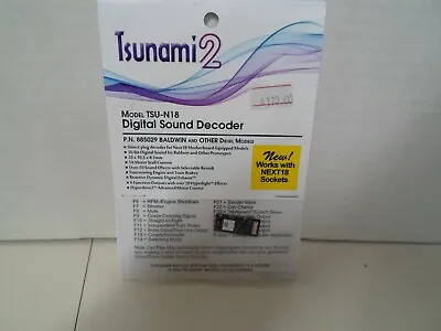 Soundtraxx 885029 TSU-N18 DCC/Sound Decoder Baldwin & Other Diesels 678-885029 • $110