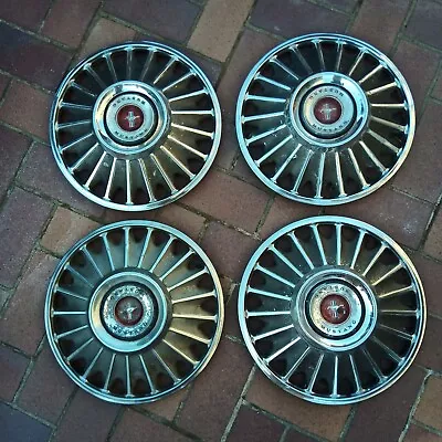 OEM 1967 Ford Mustang Hubcaps 14  Set Of 4 Wheel Covers 67 Hub Caps Read Descrp • $119.99