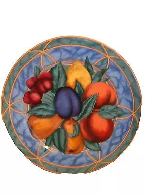 2 Casual Victoria & Beale Forbidden Fruit 9024 Salad Lunch Plate Porcelain 7.5  • $9.95