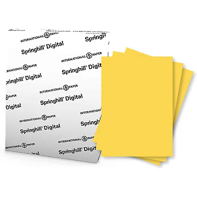 Springhill Digital Vellum Bristol Color Cover 67lb 11 X 17 Goldenrod 250 PK • $68.19