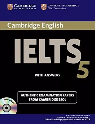 Cambridge IELTS 5 Self-study Pack (Self... By Cambridge ESOL Mixed Media Product • £5.99