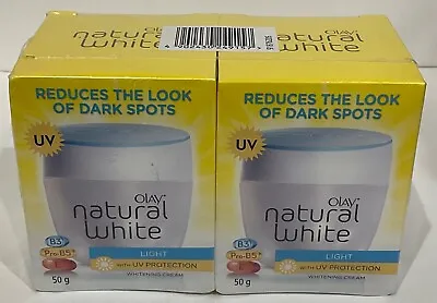 $28.37 • Buy Olay Natural White Light Cream With UV Protection Whitening Cream 50gm (2 Pack)