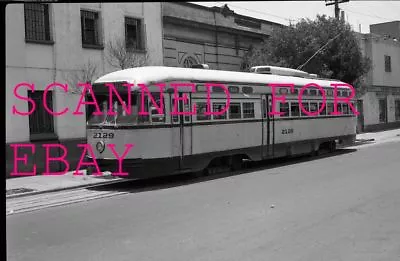 May 69  Mexico City Trolley #2129 ORIGINAL PHOTO NEGATIVE-Railroad • $10