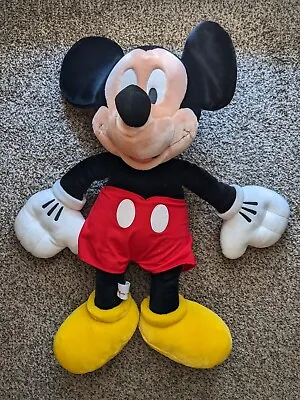 Giant Big Large Mickey Mouse Plush Disney Store 32  Inches Tall Stuffed Animal • $24.28
