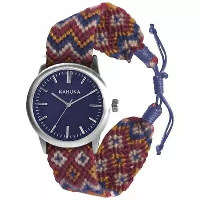 Gents Multi Coloured Fabric Strapped Watch By Kahuna KGF 0007 • £10.56