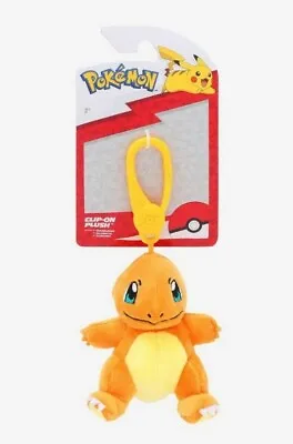 Pokemon Charmander Plush Toy Backpack Clip Key Chain 4  Soft Plush • $21.99