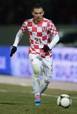 Croatia Match Worn World Cup Shirt International Qualifier Pranjic Iceland • $746