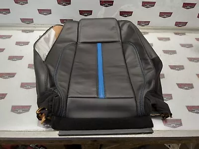 10-13 Mustang GT OEM Right Front Passenger Seat Upper Cover Black Grabber Blue • $97.49