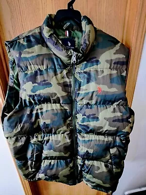 US Polo Assn. Puffer Vest Camo 3XL • $39.99