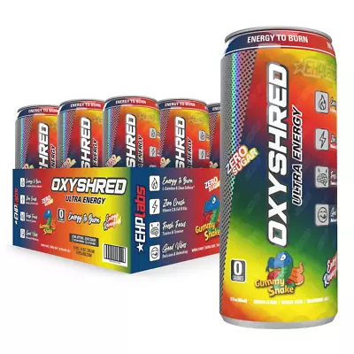 $69.90 • Buy OxyShred Ultra Energy RTD | Pack Of 12 | Energy Reimagined