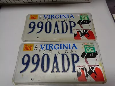 Virginia Va Tag License Plate 2006 990adp • $13.99
