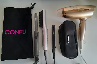 £22.99 • Buy Hair Styling Bundle Straighteners Hot Brush Hair Dryer Toni & Guy Phil Smith Lot