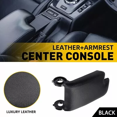 Center Console Lid Armrest For BMW E46 3 Series 1999-2004 Arm Rest Cover Black • $24.99