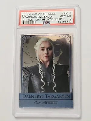 Daenerys Targaryen / Jon Snow GOT Inflexions Mirror Relationships - PSA 10 POP 1 • $449