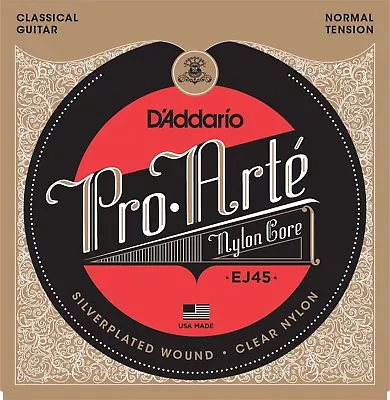 D'Addario EJ45 Pro-Arté Normal Tension Classical Guitar Strings • $11.89