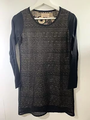 £1.99 • Buy Little Miss Captain Short Black Dress Size S