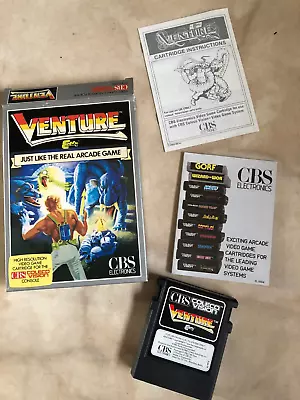 CBS Colecovision Venture Video Game Cartridge • £14.75