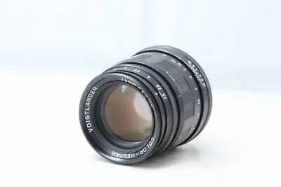 VOIGTLANDER Voigtlander COLOR HELIAR Color Helia 75mm F2.5 MC Black • $368.60