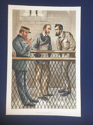 Original 1881 Vanity Fair Print Of Charles Stewart Parnell In Kilmainham Gaol • £17.99